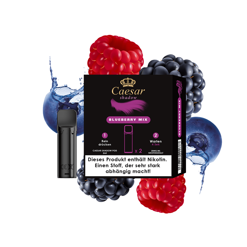 Caesar Shadow Pods 2 x 700 puffs - Blueberry Mix