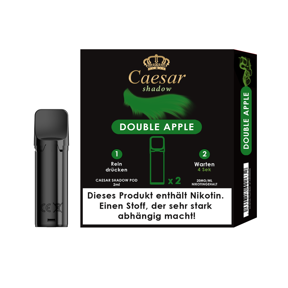 Caesar Shadow Pods 2 x 700 puffs - Double Apple