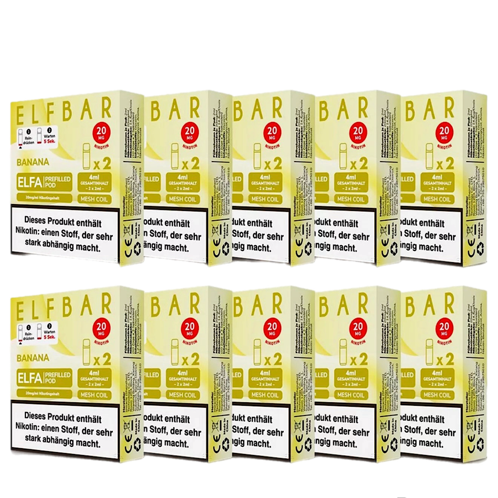 Elfa Banana Ice 10 Pack