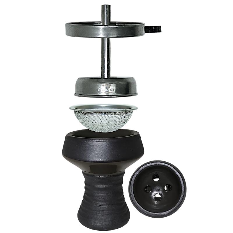 Caesar Aqueduct Stone Head Set - Black