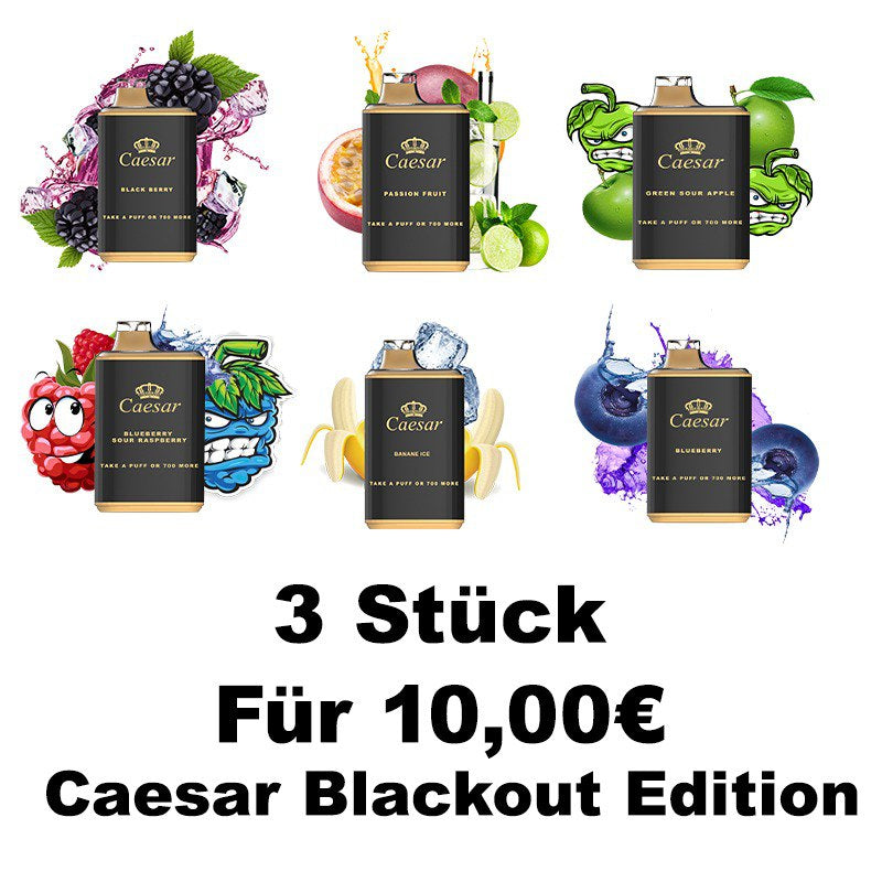 Caesar Vape Blackout 3 for 10 CAESAR VAPE Caesar Vape Blackout 3 for 10 CAESAR VAPE