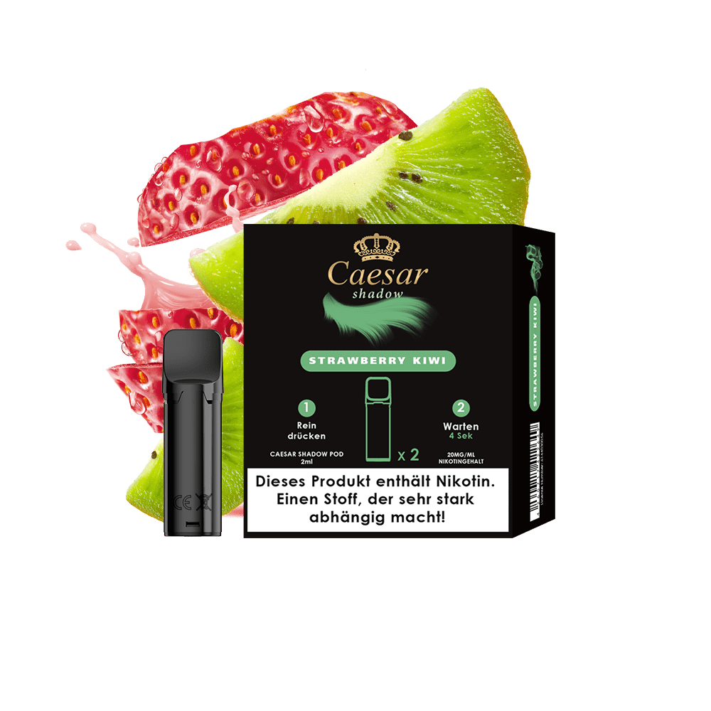 Caesar Shadow Pods 2 x 700 puffs - Strawberry Kiwi