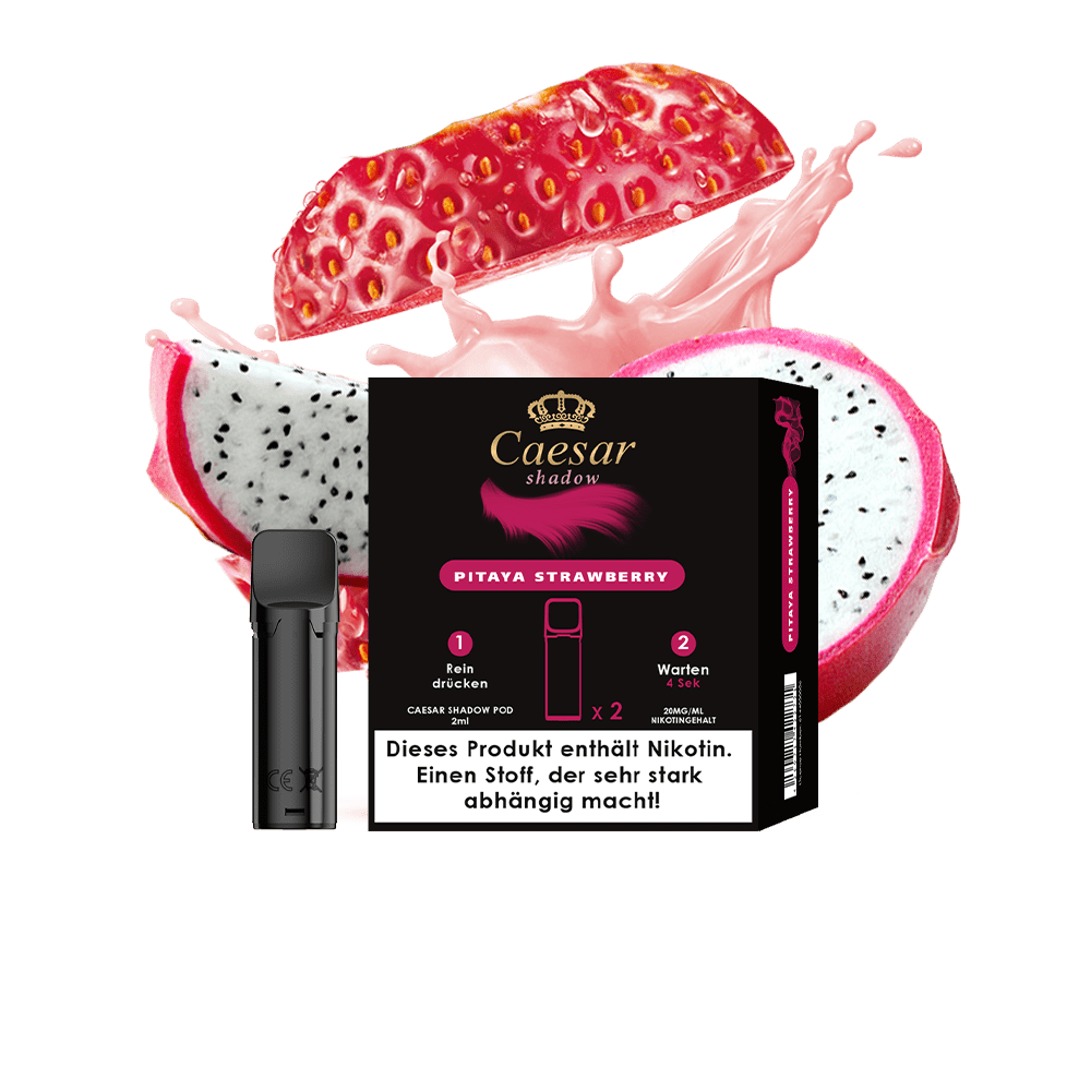 Caesar Shadow Pods 2 x 700 puffs - Pitaya Strawberry