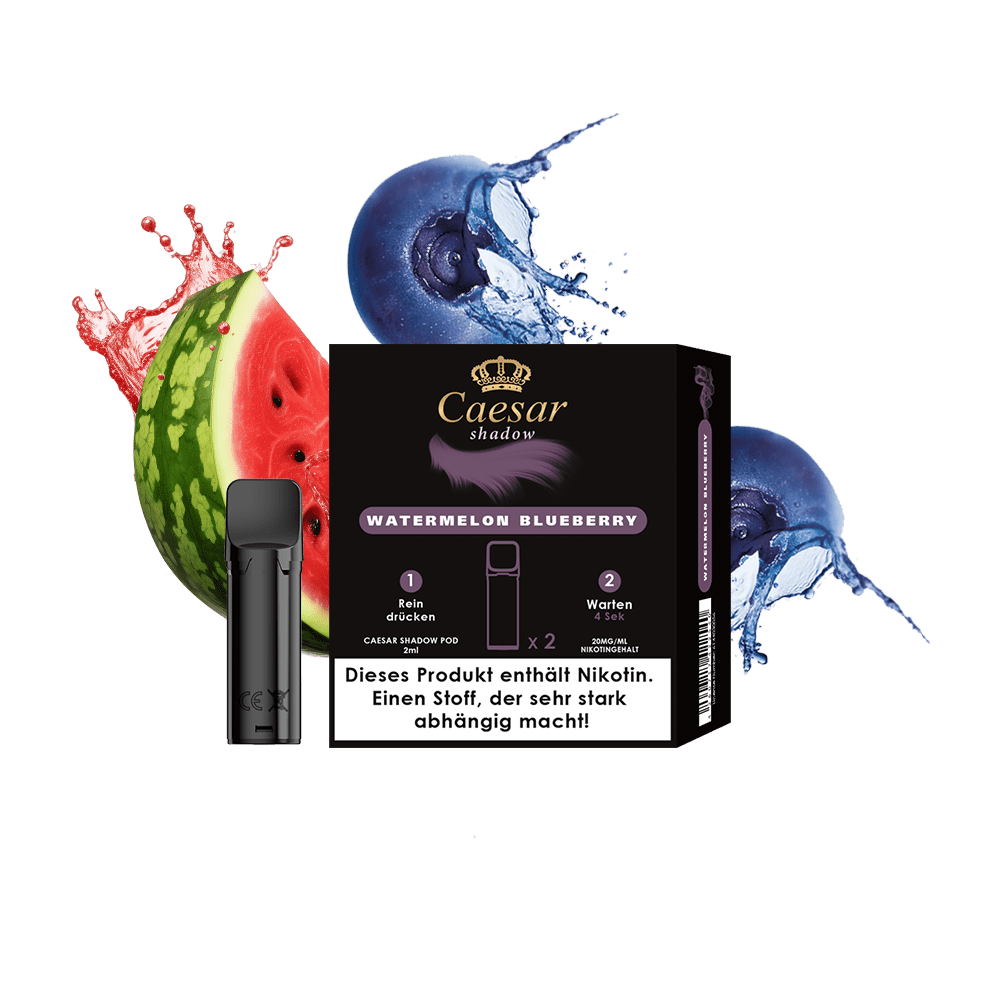 Caesar Shadow Pods 2 x 700 puffs - Watermelon Blueberry