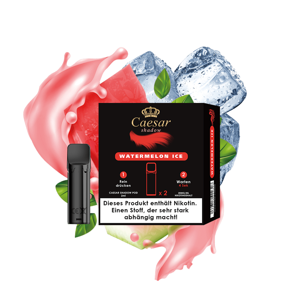 Caesar Shadow Pods 2 x 700 puffs - Watermelon Ice