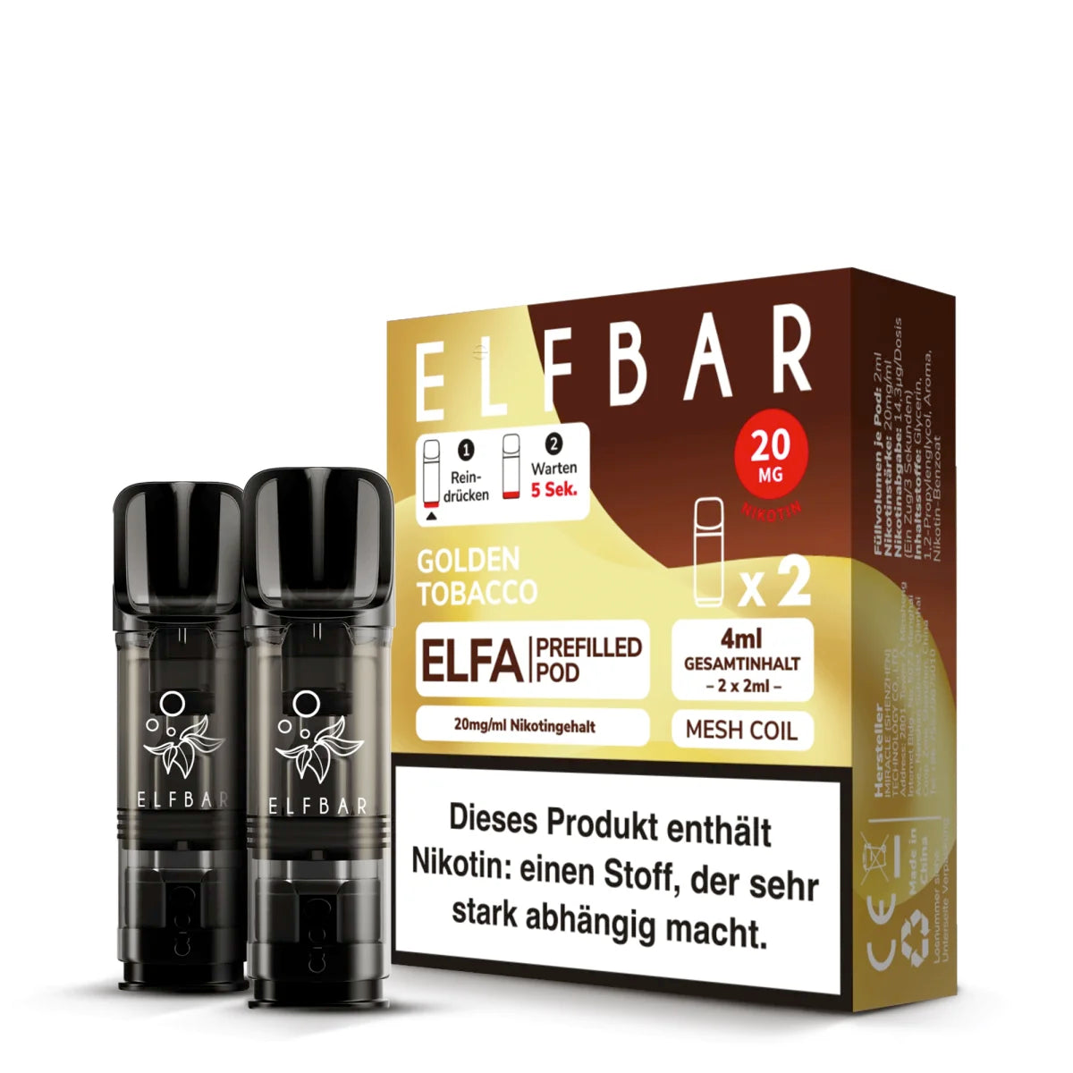 ELFBAR ELFA Pods (2er Set) - 2ml 20mg