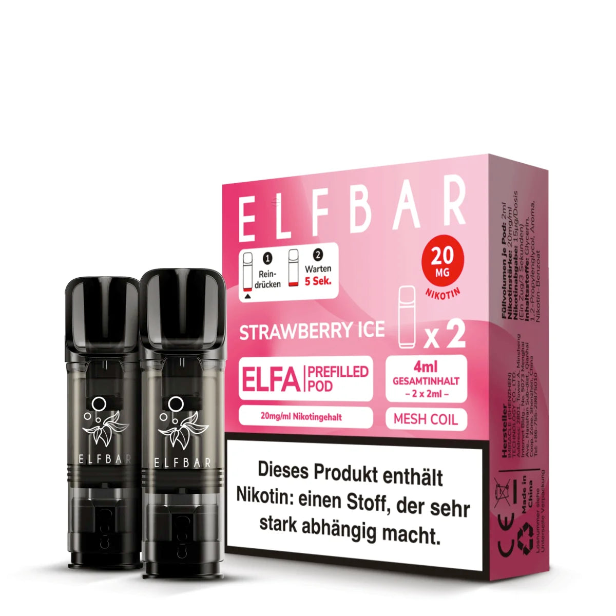 ELFBAR ELFA Pods (2er Set) - 2ml 20mg