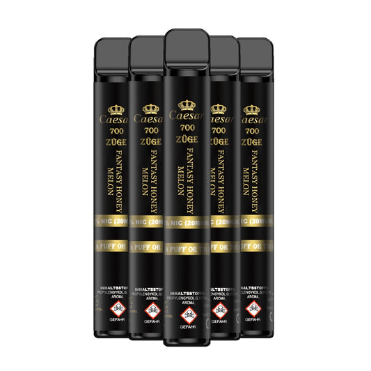 Caesar Vape Stick - 700 Züge - Fantasy Honey Melon 5er Pack