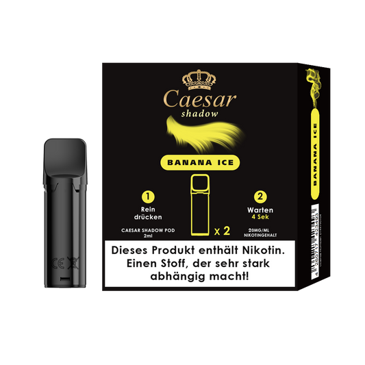 Caesar Shadow Pods 2 x 700 puffs CAESAR VAPE Caesar Shadow Pods 2 x 700 puffs CAESAR VAPE