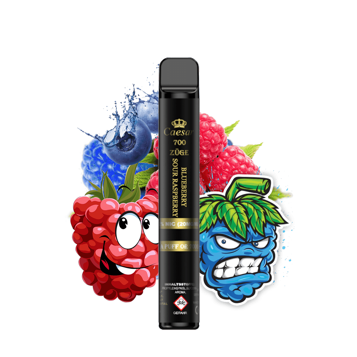 Caesar Vape Stick - 700 Züge - Blueberry Sour Raspberry