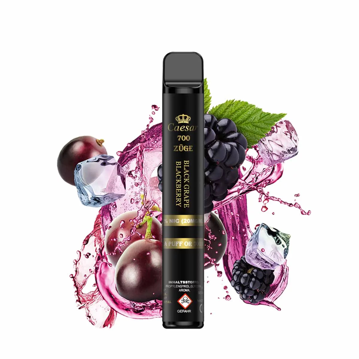 Caesar Vape Stick - 700 Züge - Blackgrape Blackberry