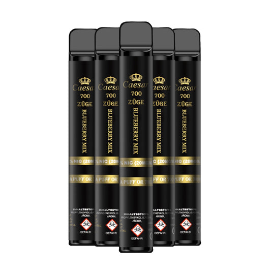 Caesar Vape Stick - 700 Züge - Blueberry Mix 5er Pack