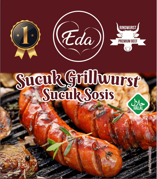 Eda Sosis Halal Sucuk Grillwurst 500g | Türkisch gewürzt 100% Rind