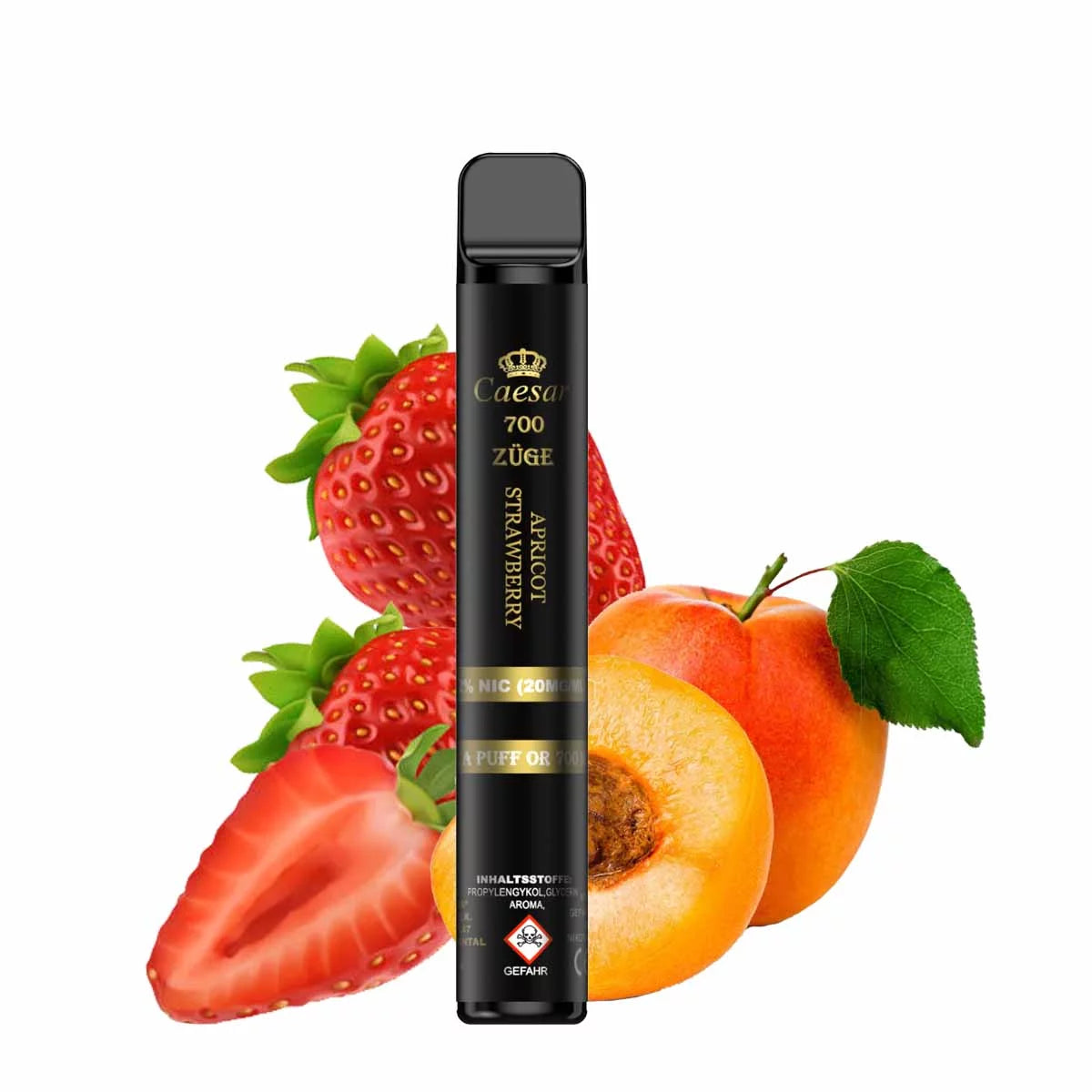 Caesar Vape Stick  - 700 Züge - Apricot Strawberry