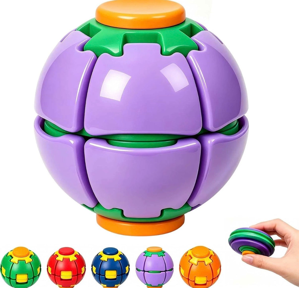3D Fidget Spinner & Press Ball Das ultimative Anti Stress Trend-Spielzeug!