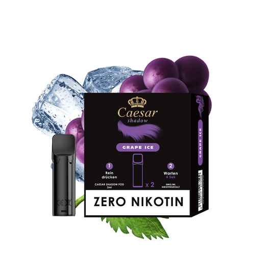 Caesar Shadow Pods 4ml (2x2ml) - Grape Ice Nikotinfrei
