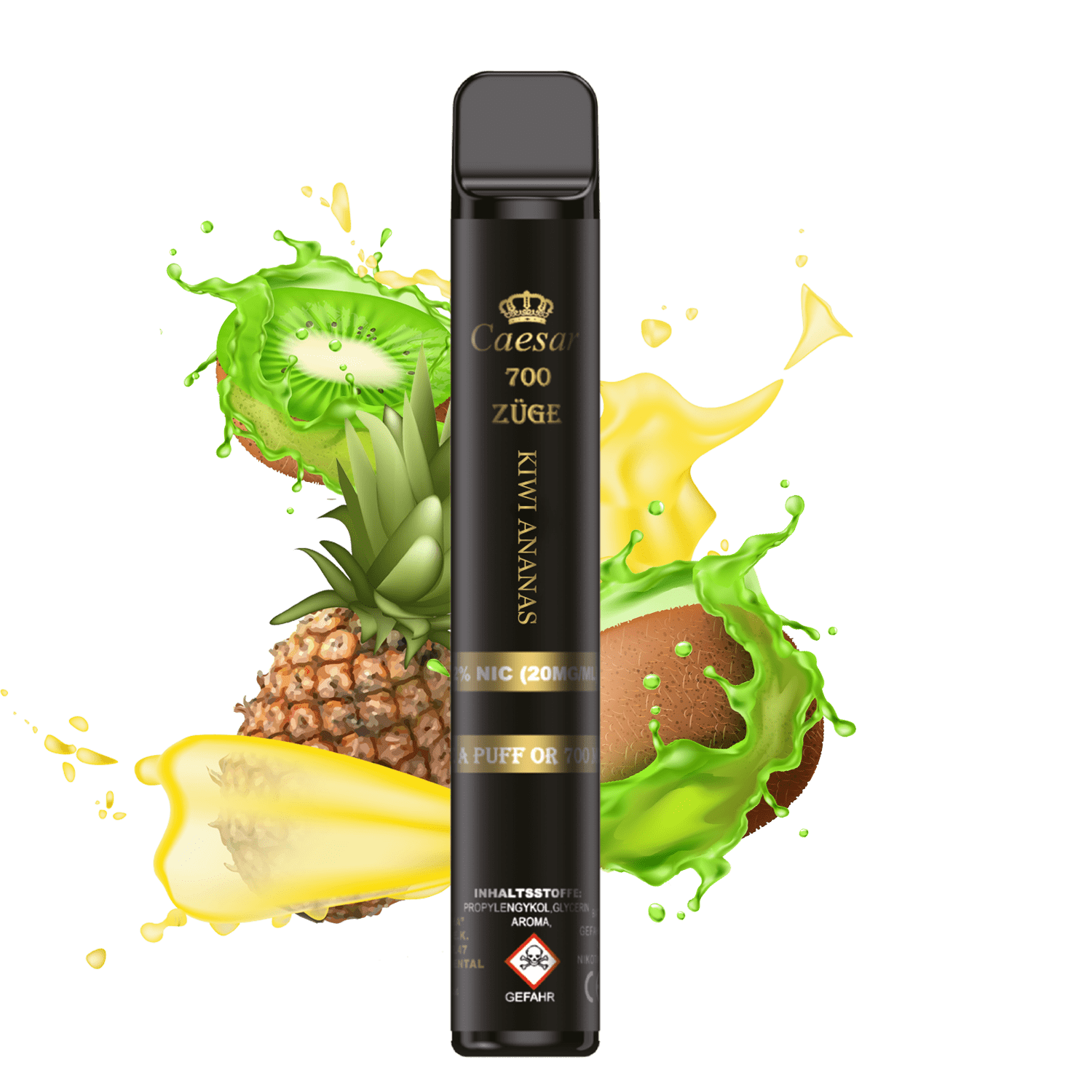 Caesar Vape Stick - 700 Züge - Kiwi Ananas