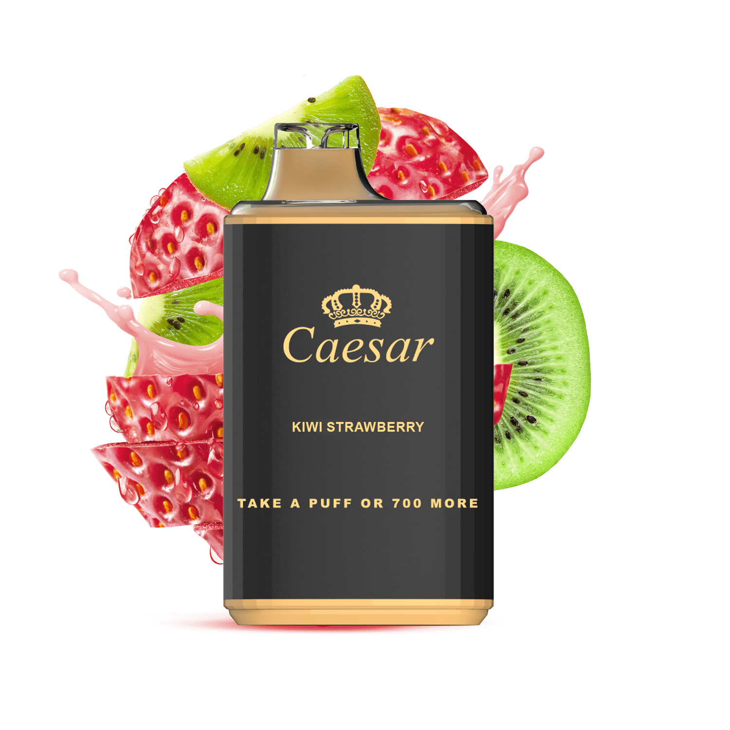 Caesar Vape Blackout Edition - 700 Züge - Kiwi Strawberry