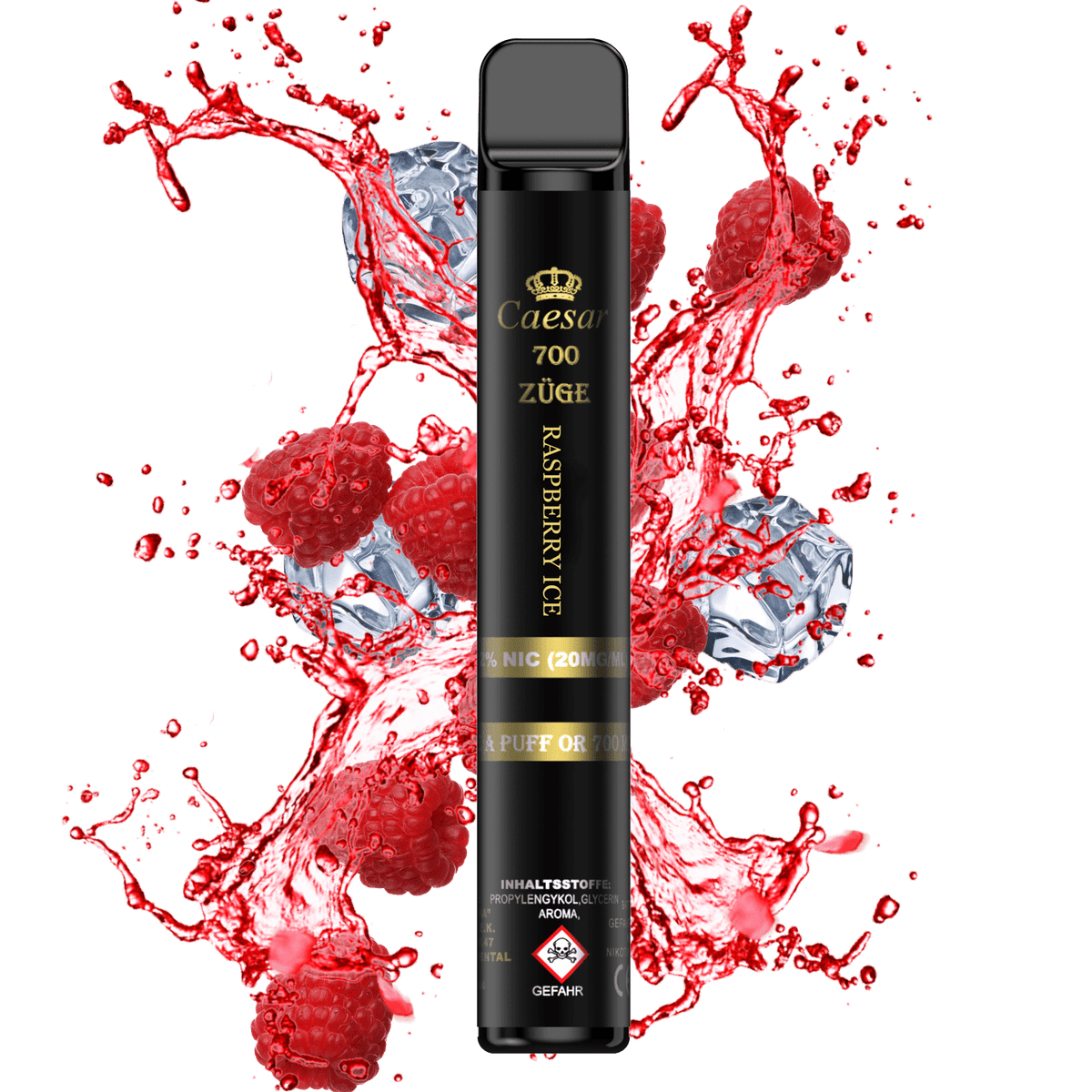 Caesar Vape Stick - 700 Züge - Raspberry Ice