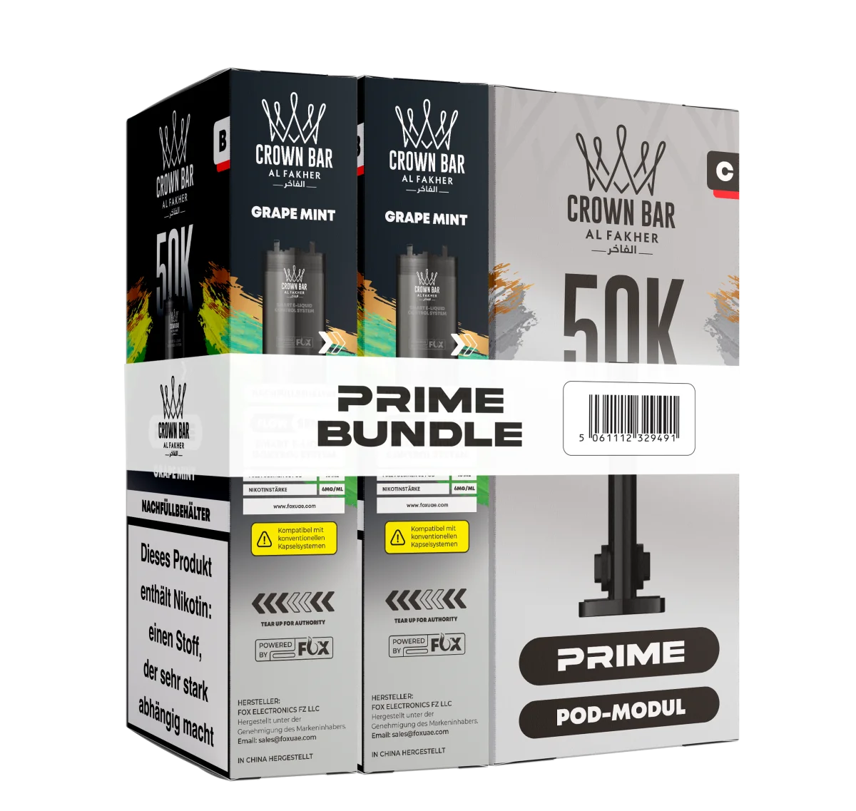 Al Fakher - Hypermax Prime 50K (2er Pods + Coil)