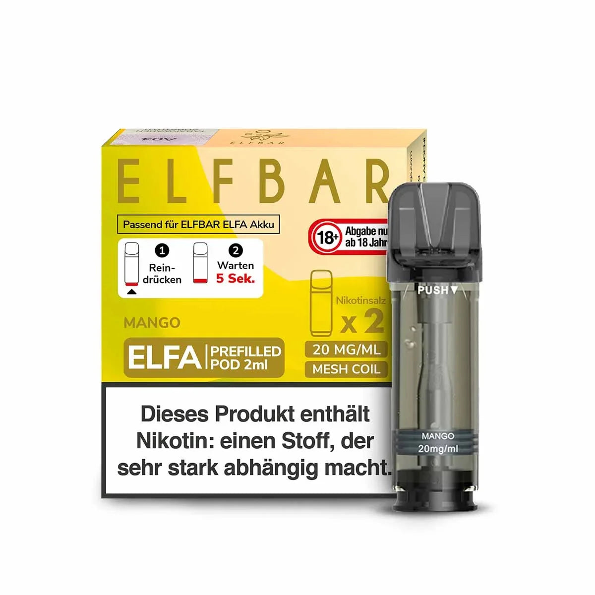 ELFBAR ELFA Pods (2er Set) - 2ml 20mg