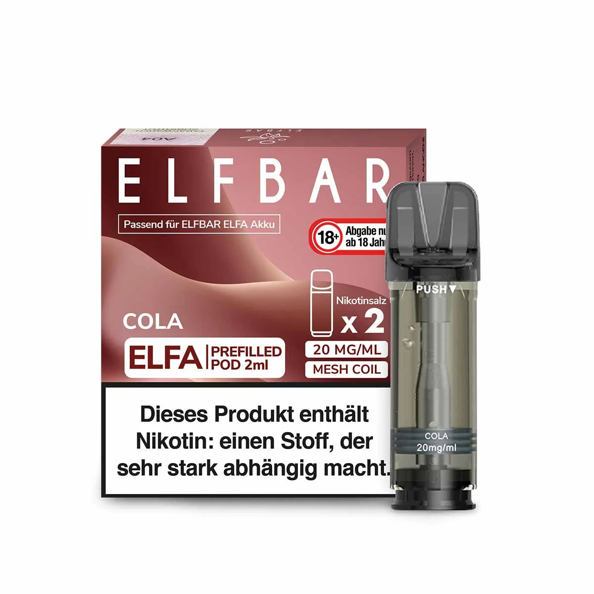 ELFBAR ELFA Pods (2er Set) - 2ml 20mg