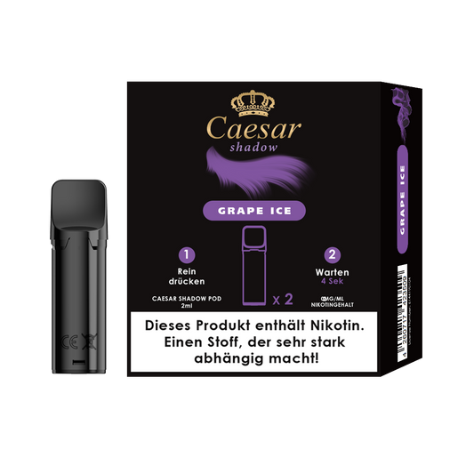 Caesar Shadow Pods 2 x 700 Züge - Grape Ice